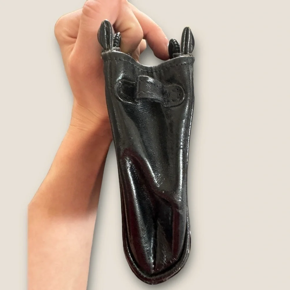 Fendi leather clutch